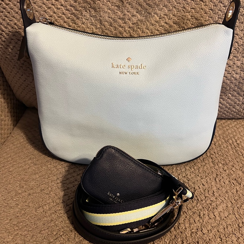 Kate Spade Rosie Crossbody in Turquoise Color block NWTS!